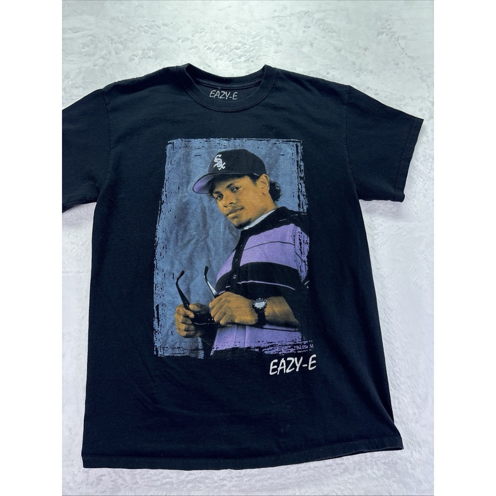 Eazy-E Black Unisex Tee - Size Medium Cotton